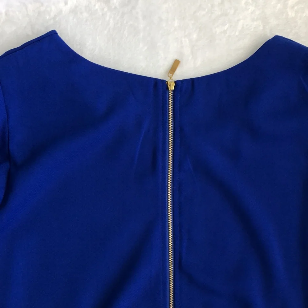 Royal Blue Crop Top - Picture 3 of 3